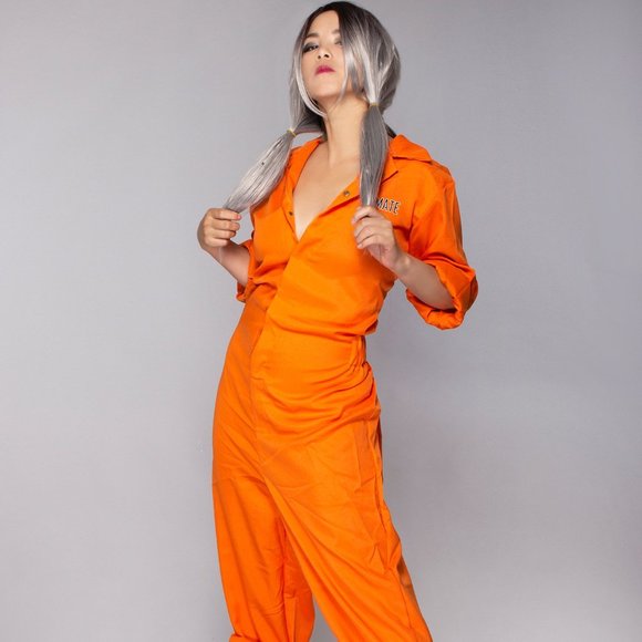 orange convict jumpsuit womens